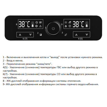 Газовый котёл BellaGas Premium 24.2, секционная горелка, с дымоходом 60/100